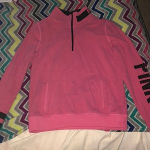 VSPINK Quarter Zip Pullover